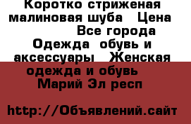 Коротко стриженая малиновая шуба › Цена ­ 10 000 - Все города Одежда, обувь и аксессуары » Женская одежда и обувь   . Марий Эл респ.